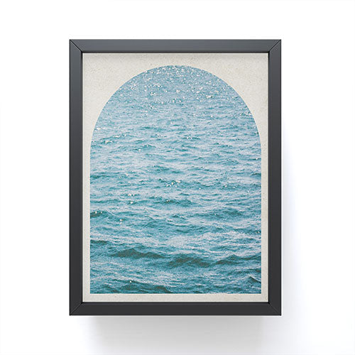 DENY Designs Waves Window Framed Mini Art Print
