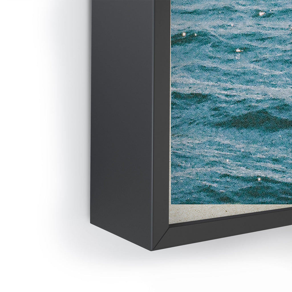 DENY Designs Waves Window Framed Mini Art Print