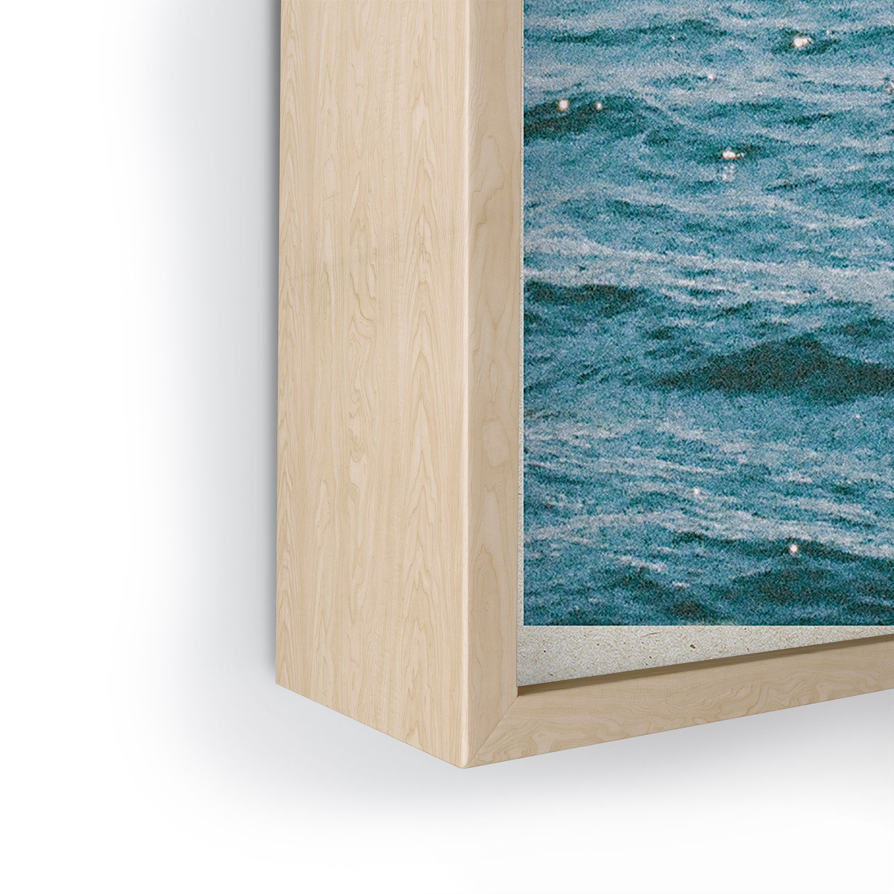 DENY Designs Waves Window Framed Mini Art Print