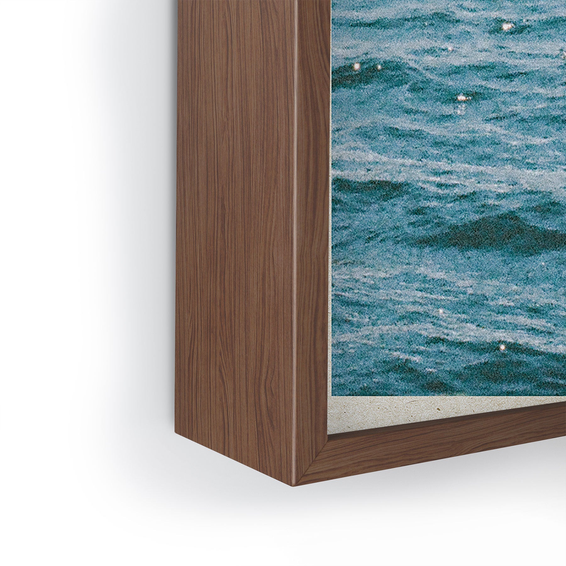 DENY Designs Waves Window Framed Mini Art Print