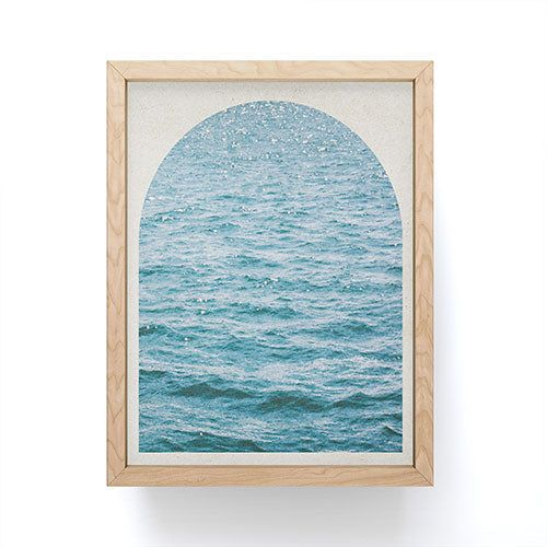 DENY Designs Waves Window Framed Mini Art Print