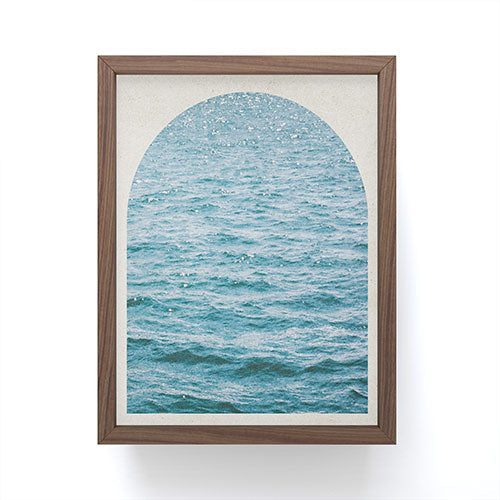 DENY Designs Waves Window Framed Mini Art Print