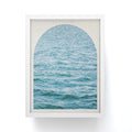 DENY Designs Waves Window Framed Mini Art Print
