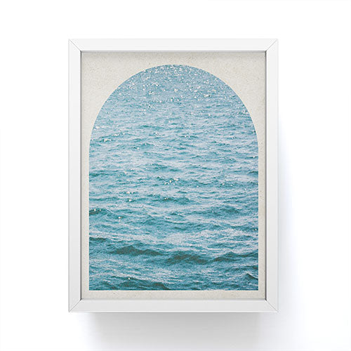 DENY Designs Waves Window Framed Mini Art Print