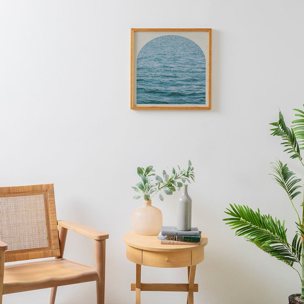 DENY Designs Waves Window Framed Wall Art