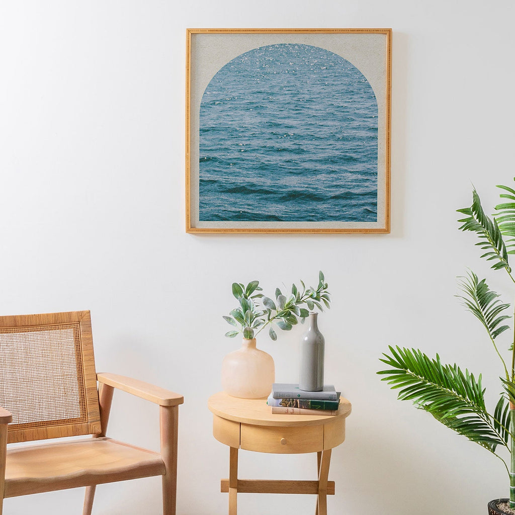 DENY Designs Waves Window Framed Wall Art