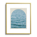DENY Designs Waves Window Metal Framed Art Print