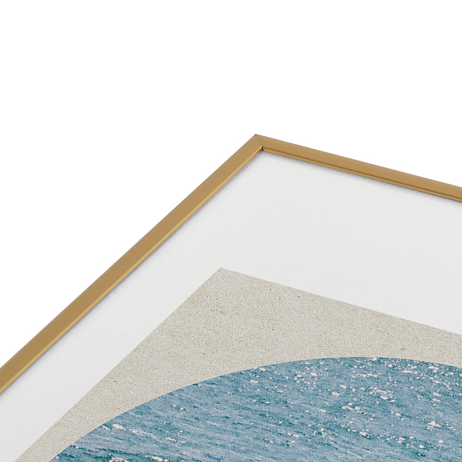 DENY Designs Waves Window Metal Framed Art Print