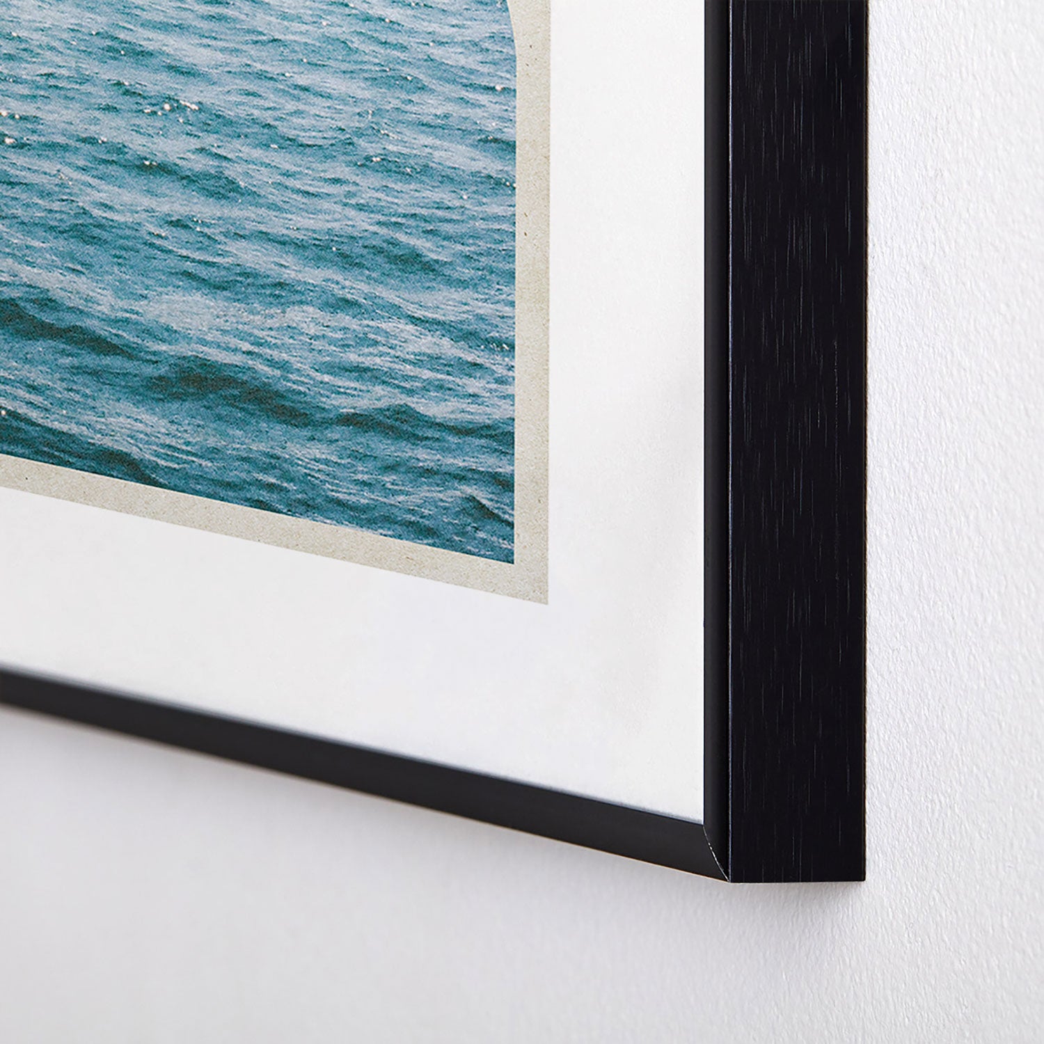 DENY Designs Waves Window Metal Framed Art Print