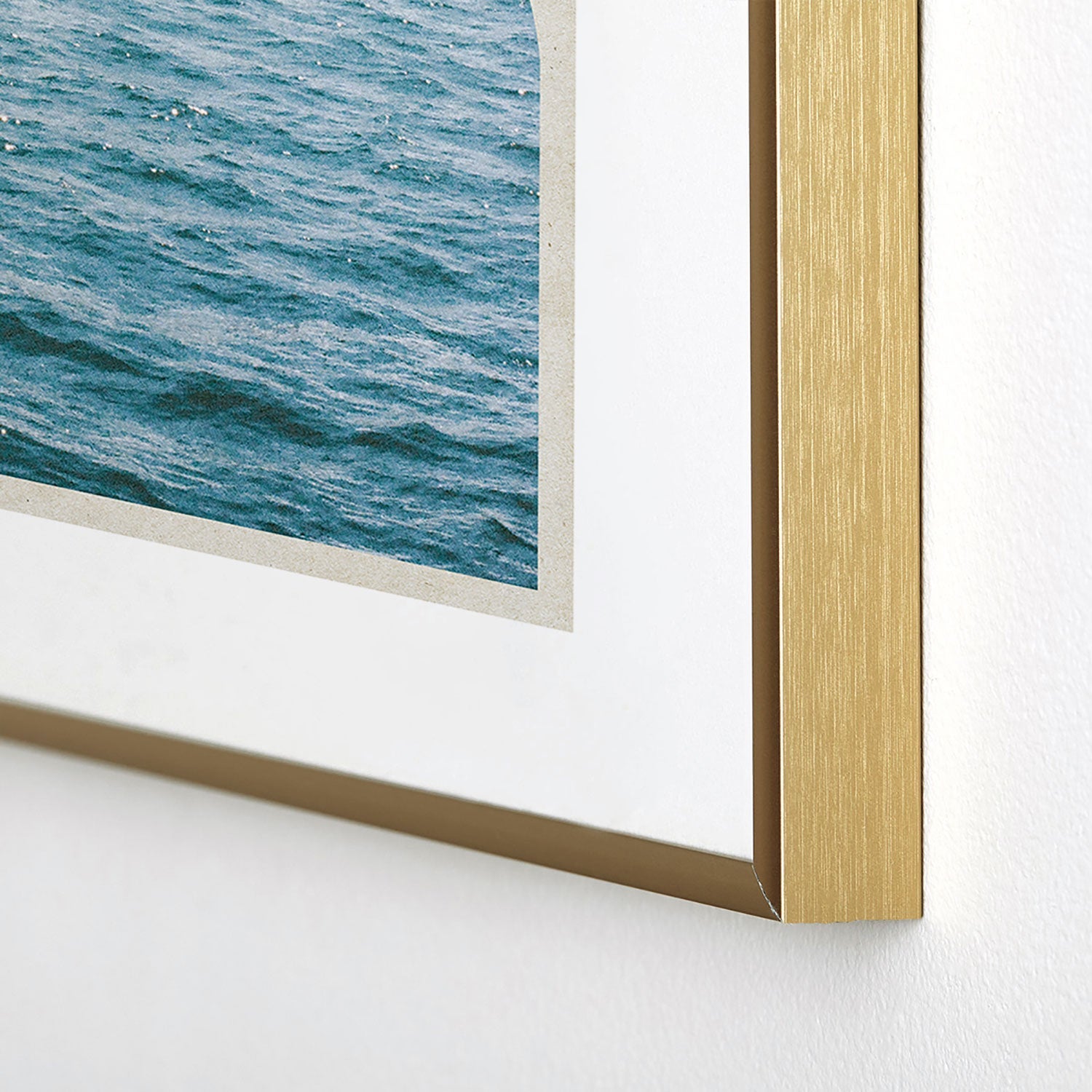 DENY Designs Waves Window Metal Framed Art Print