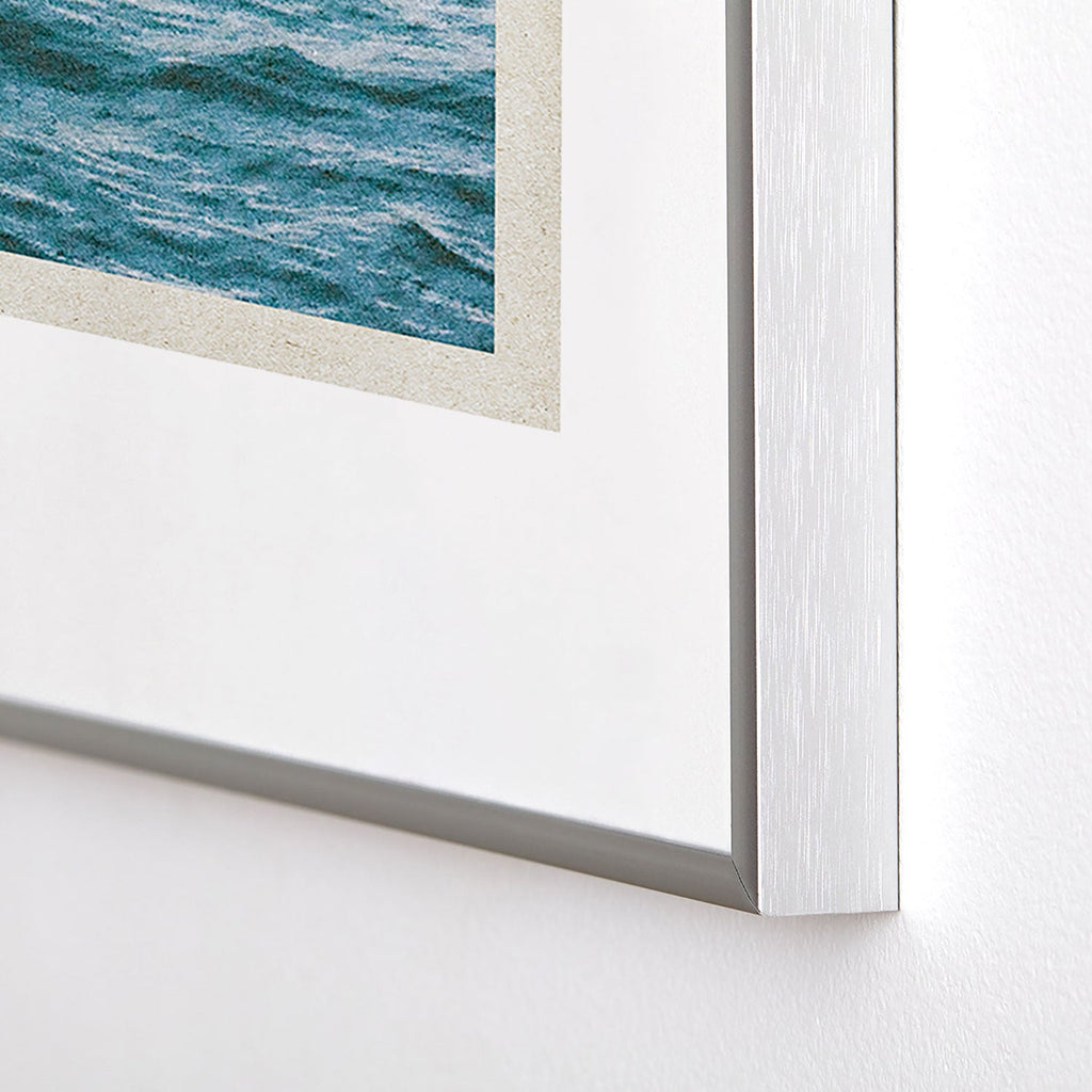 DENY Designs Waves Window Metal Framed Art Print