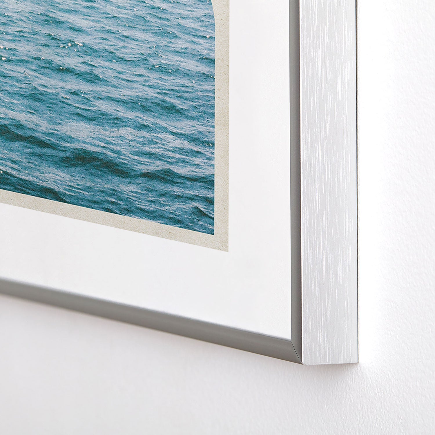 DENY Designs Waves Window Metal Framed Art Print