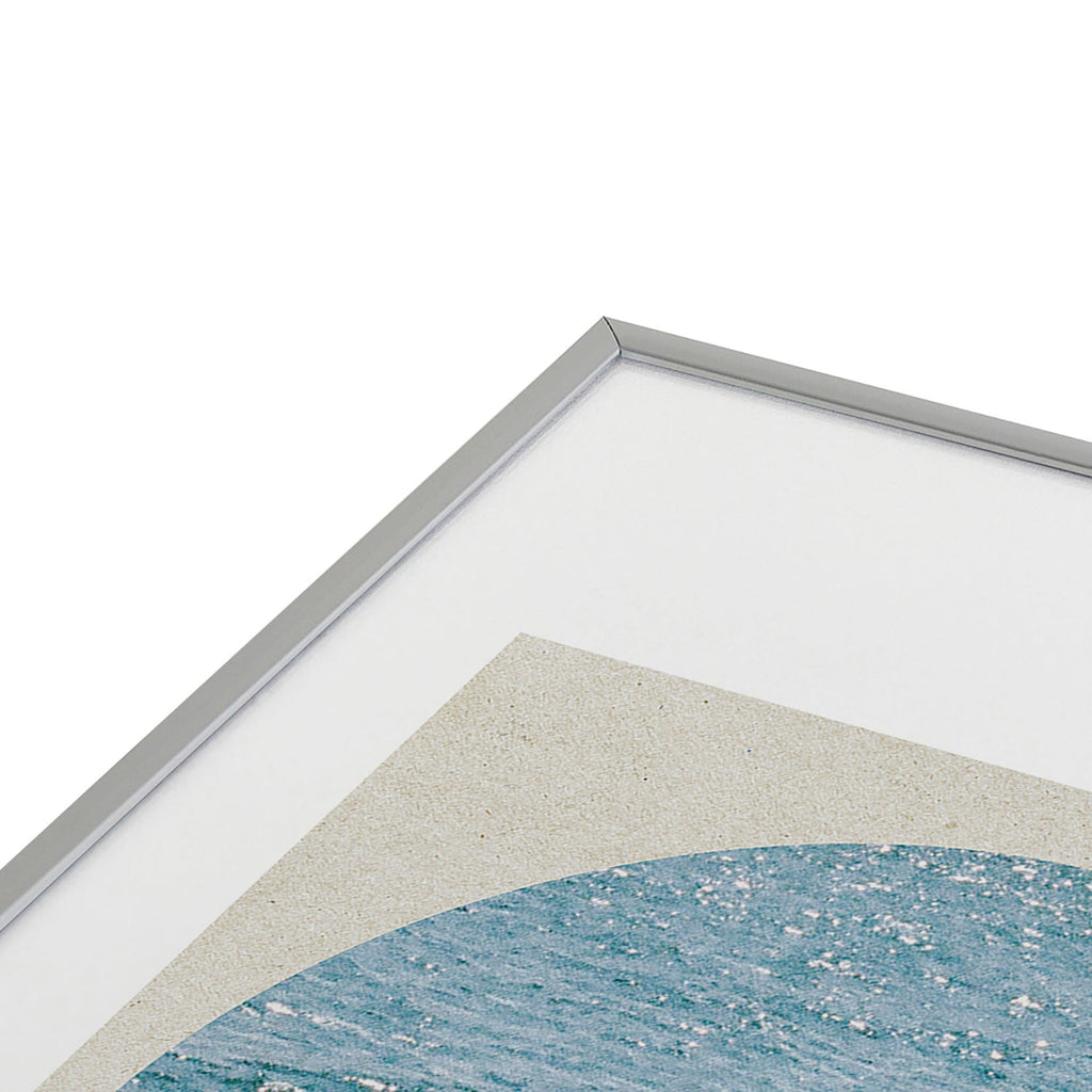 DENY Designs Waves Window Metal Framed Art Print