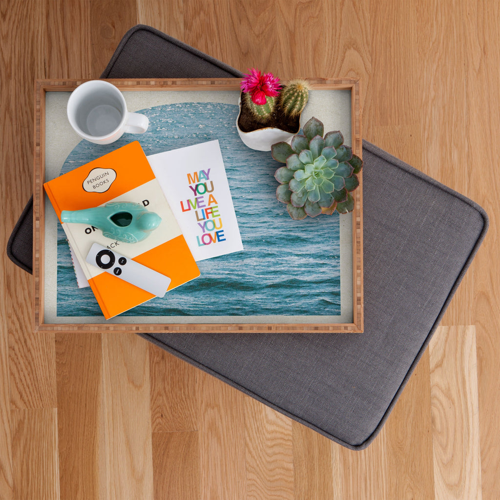 DENY Designs Waves Window Rectangular Tray