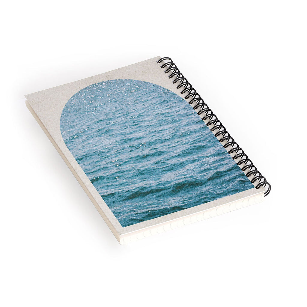 DENY Designs Waves Window Spiral Notebook