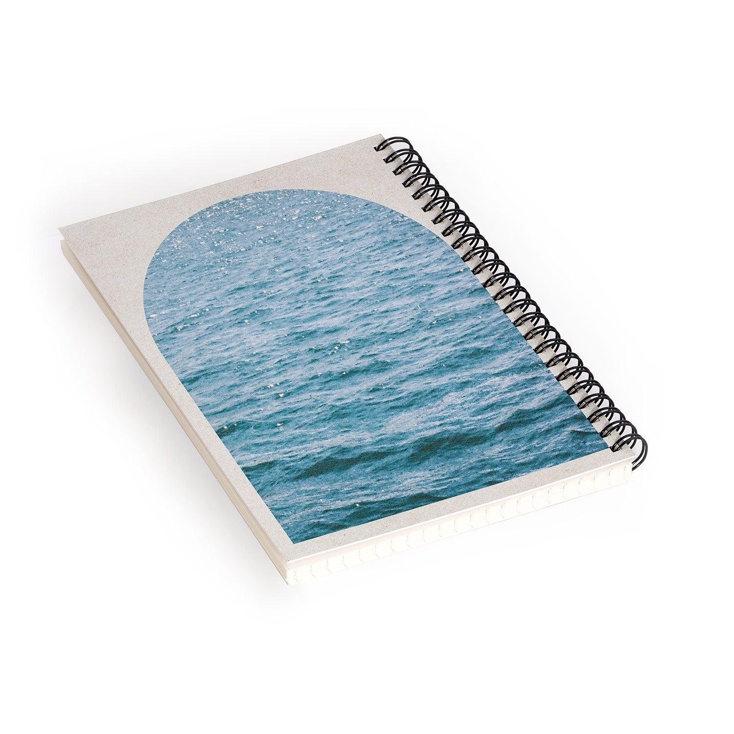 DENY Designs Waves Window Spiral Notebook