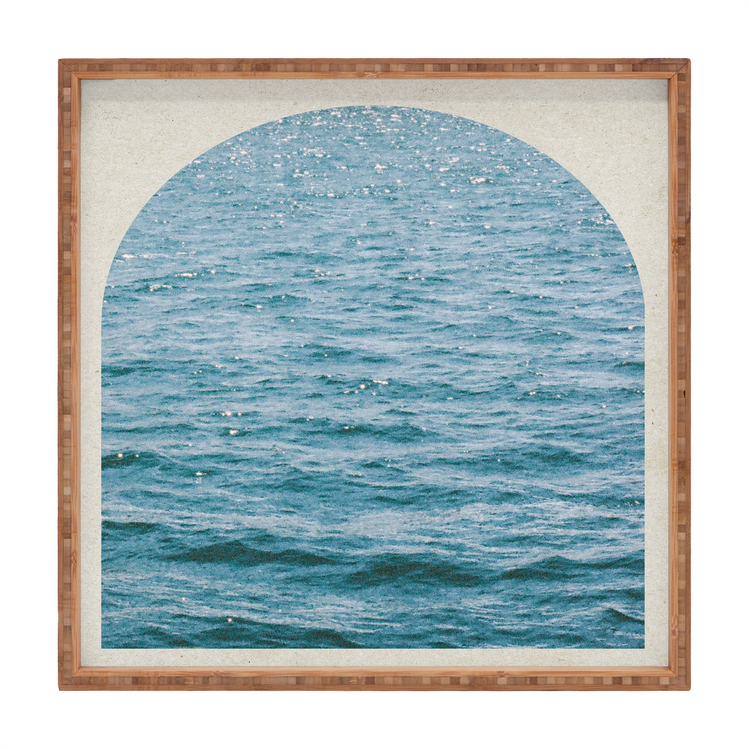 DENY Designs Waves Window Square Tray