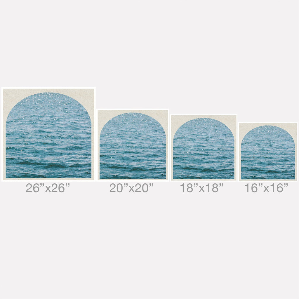 DENY Designs Waves Window Outdoor Throw Pillow