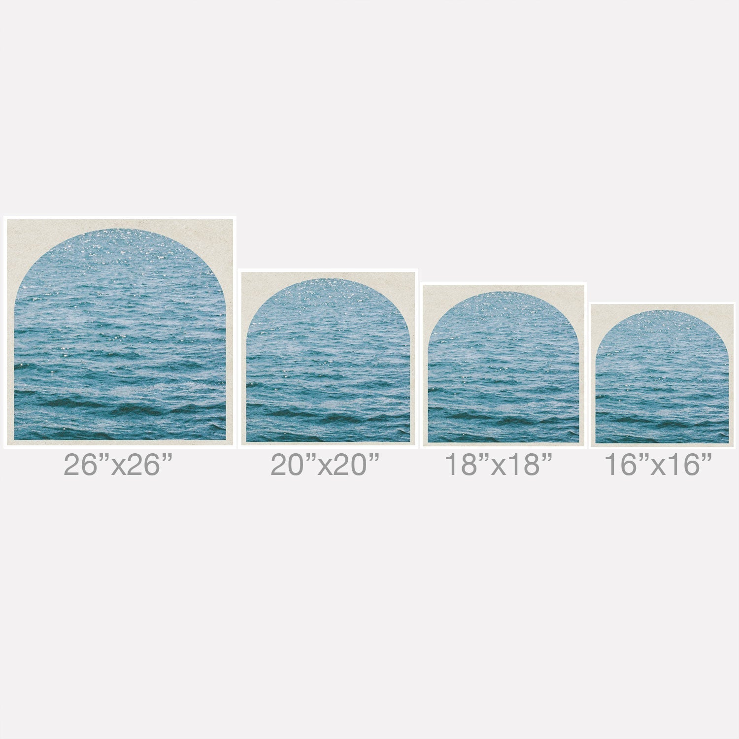 DENY Designs Waves Window Outdoor Throw Pillow