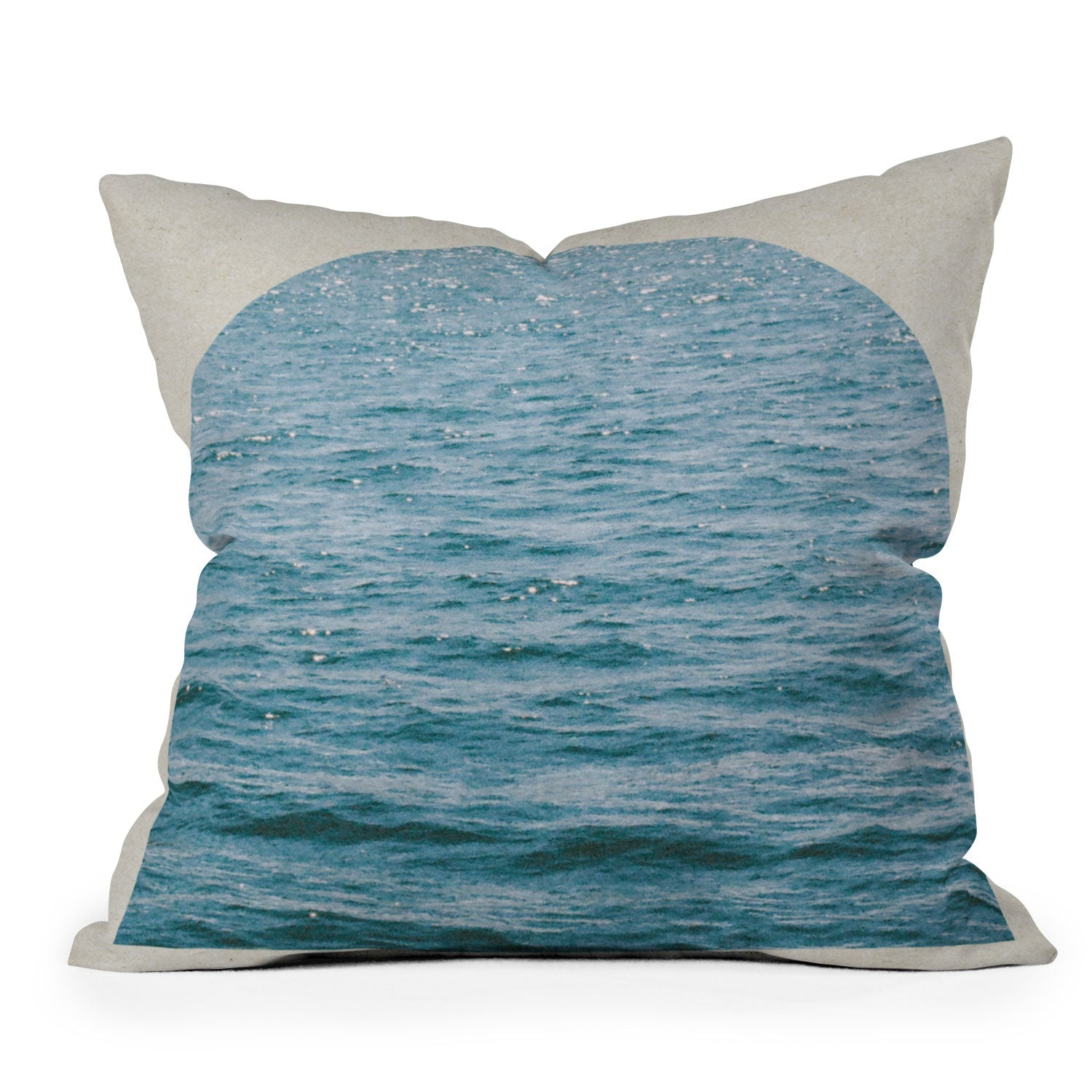 DENY Designs Waves Window Outdoor Throw Pillow
