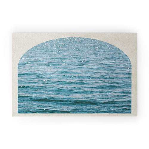 DENY Designs Waves Window Welcome Mat