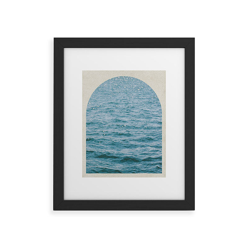 DENY Designs Waves Window Framed Art Print