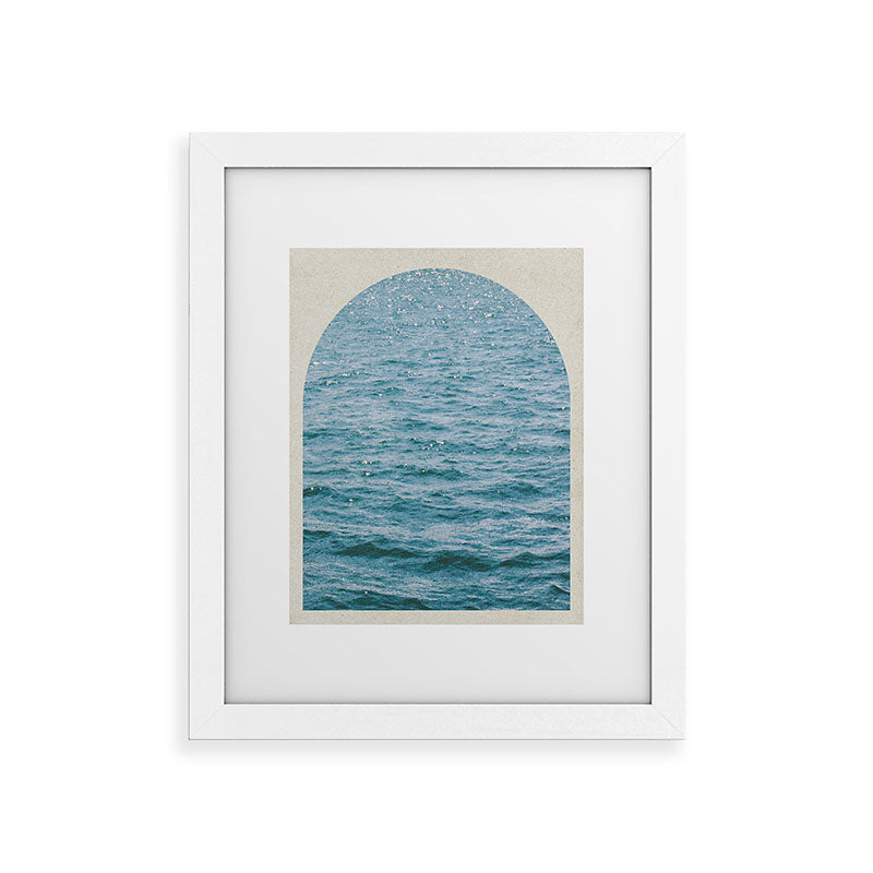 DENY Designs Waves Window Framed Art Print
