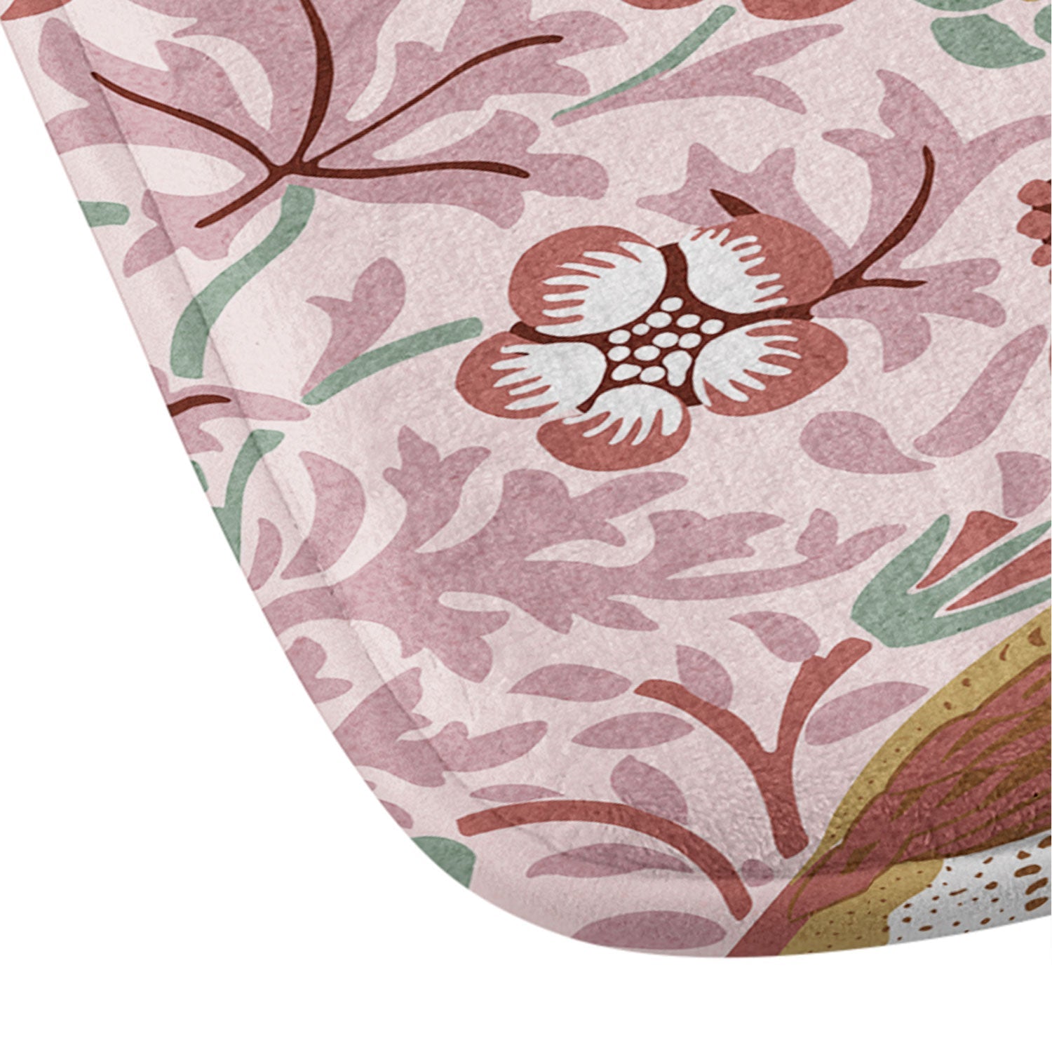 DENY Designs William Morris Strawberry Thief Panel Memory Foam Bath Mat