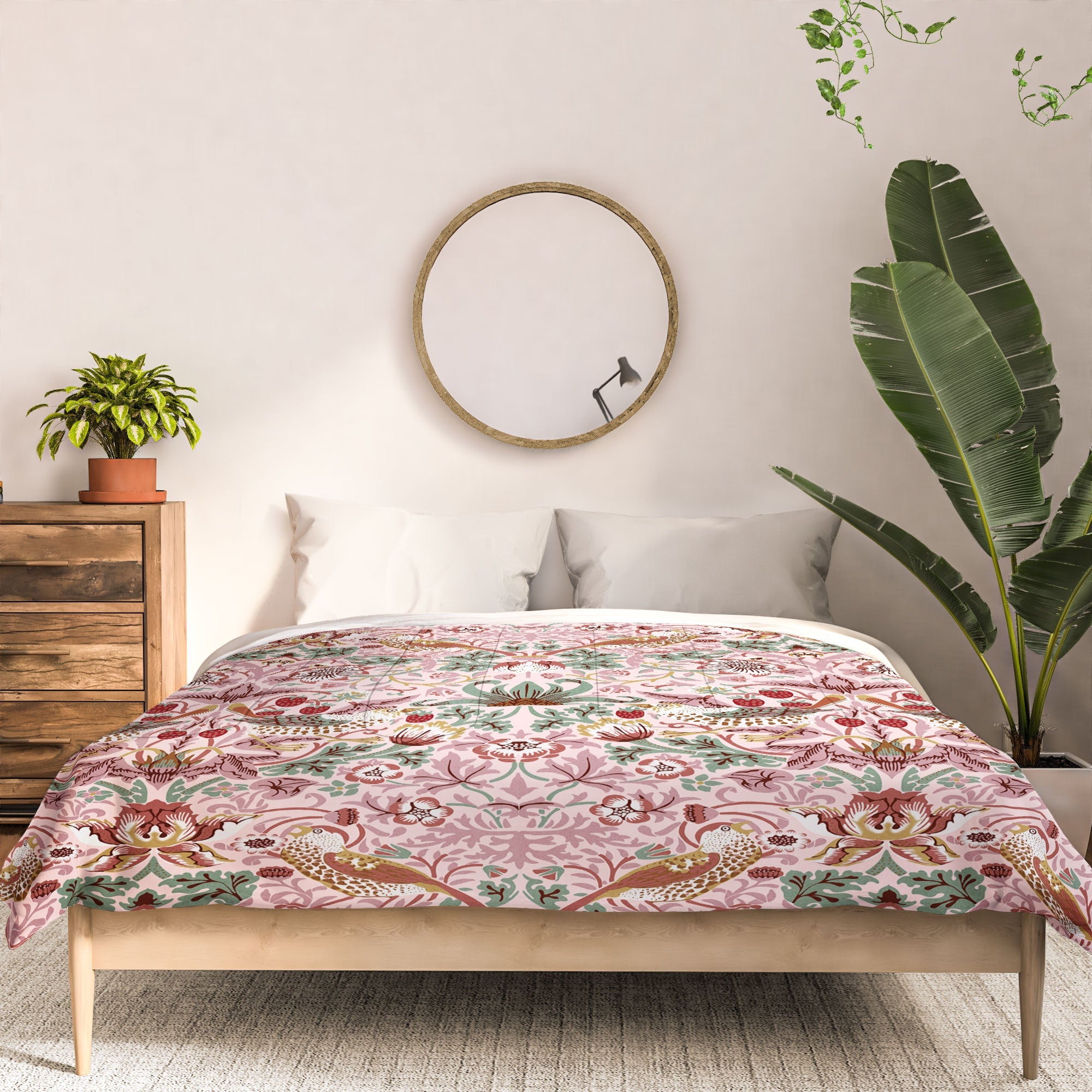 DENY Designs William Morris Strawberry Thief Panel Comforter