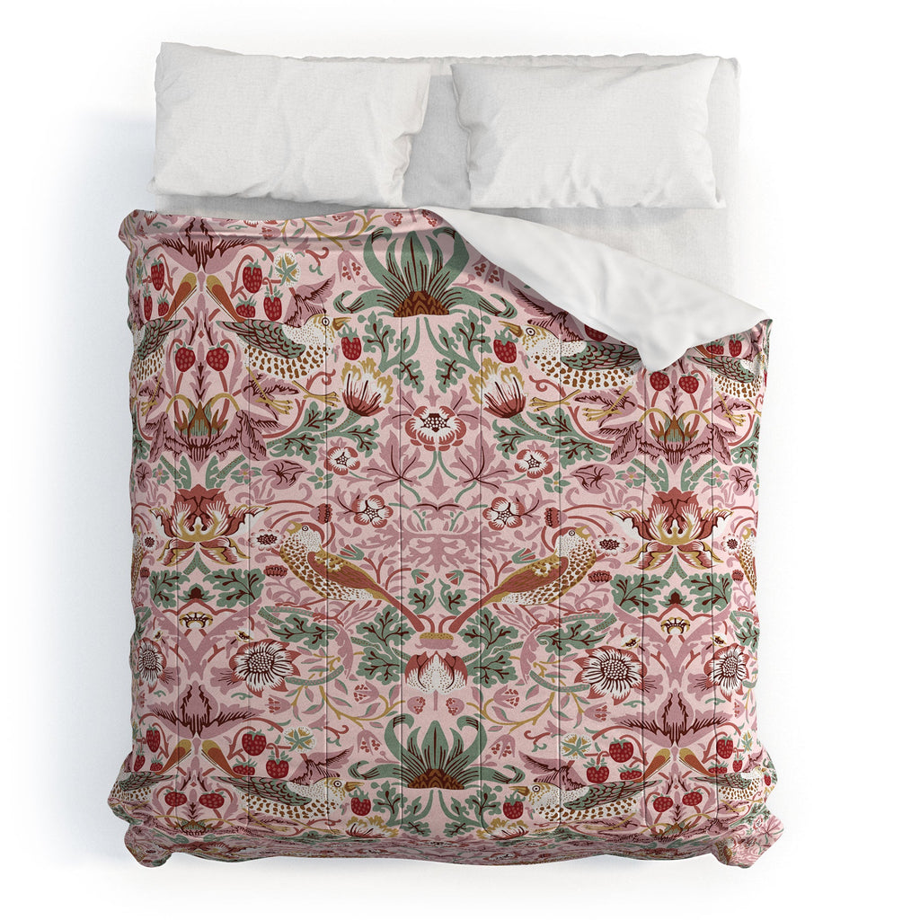 DENY Designs William Morris Strawberry Thief Panel Comforter