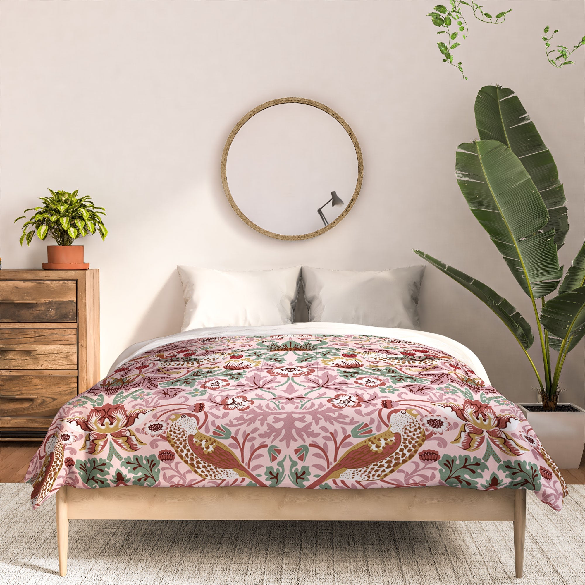 DENY Designs William Morris Strawberry Thief Panel Comforter
