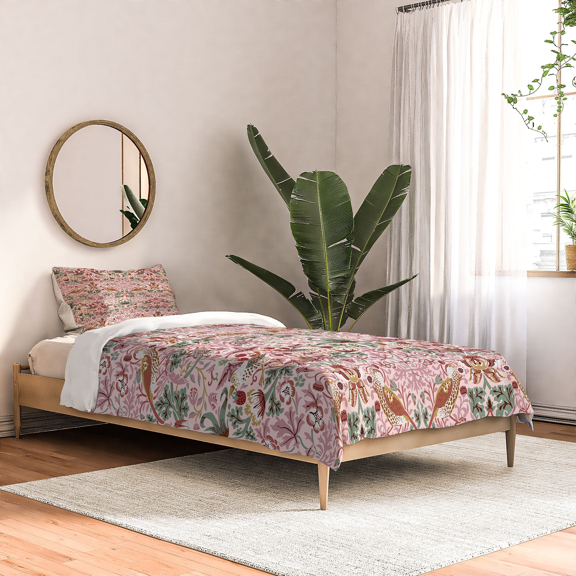 DENY Designs William Morris Strawberry Thief Panel Comforter