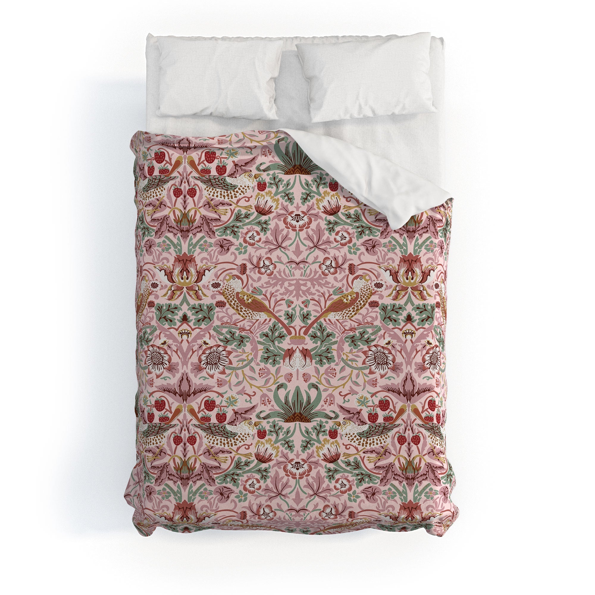 DENY Designs William Morris Strawberry Thief Panel Duvet Cover