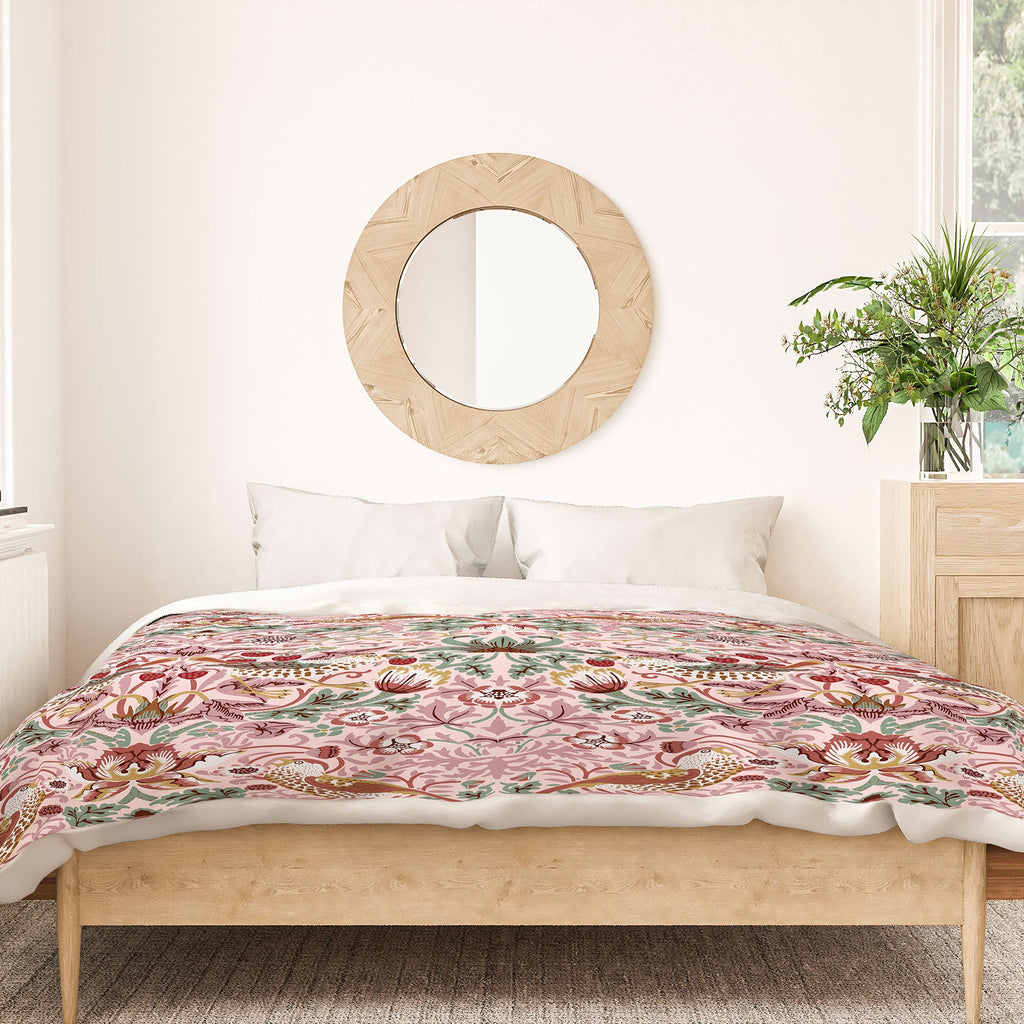 DENY Designs William Morris Strawberry Thief Panel Duvet Cover