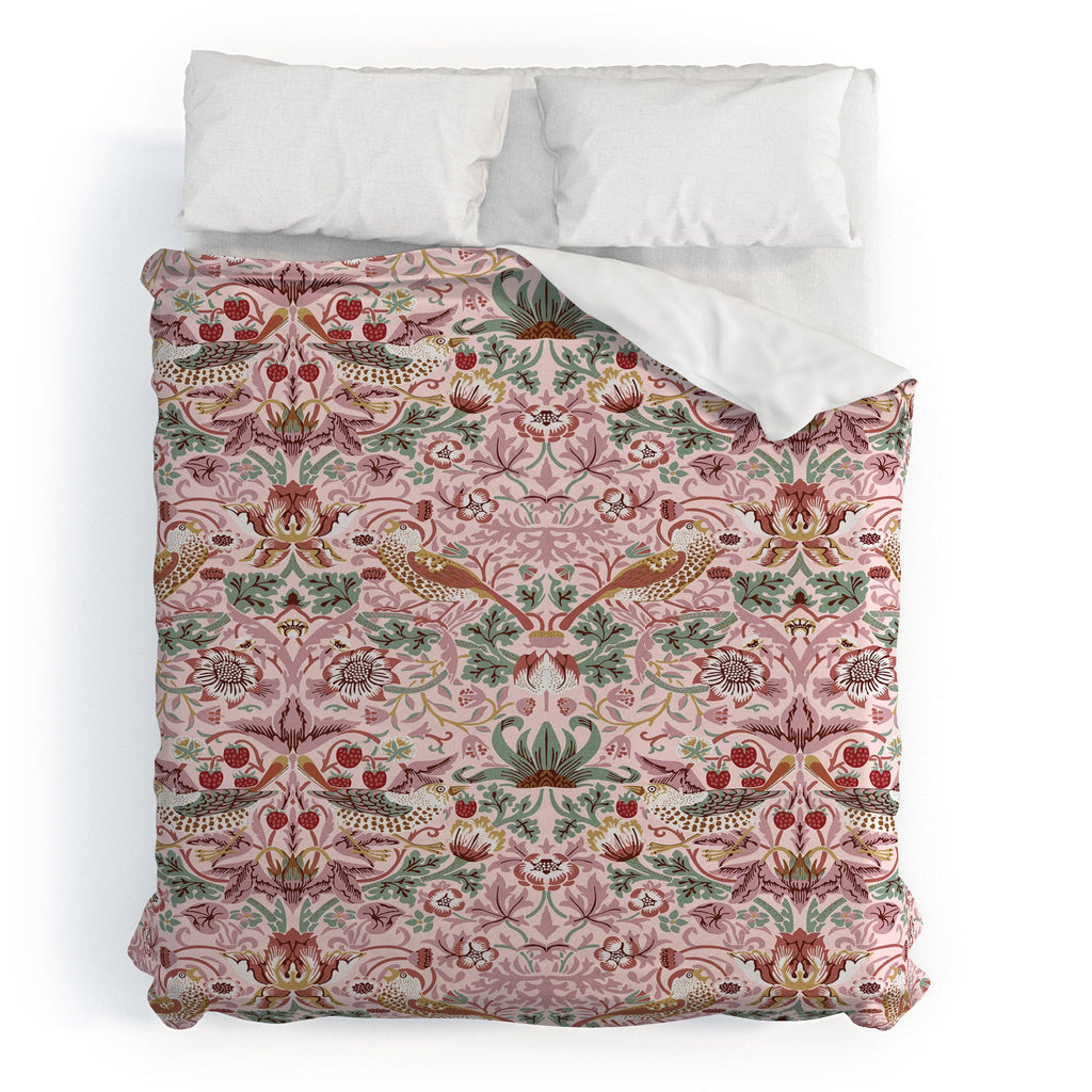DENY Designs William Morris Strawberry Thief Panel Duvet Cover