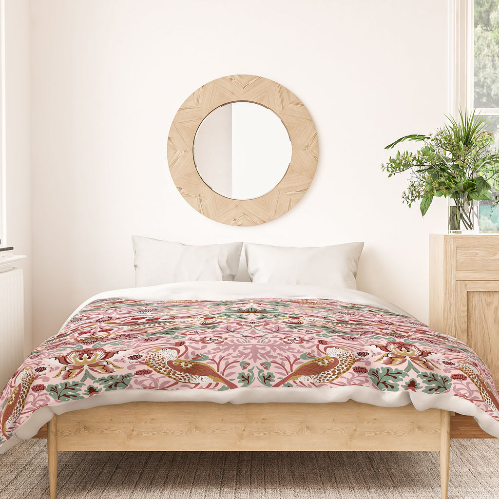 DENY Designs William Morris Strawberry Thief Panel Duvet Cover