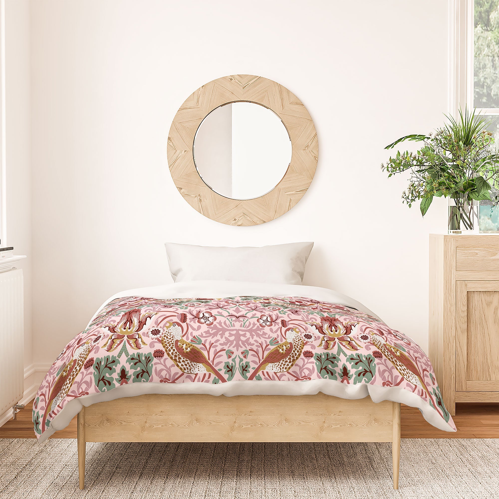 DENY Designs William Morris Strawberry Thief Panel Duvet Cover