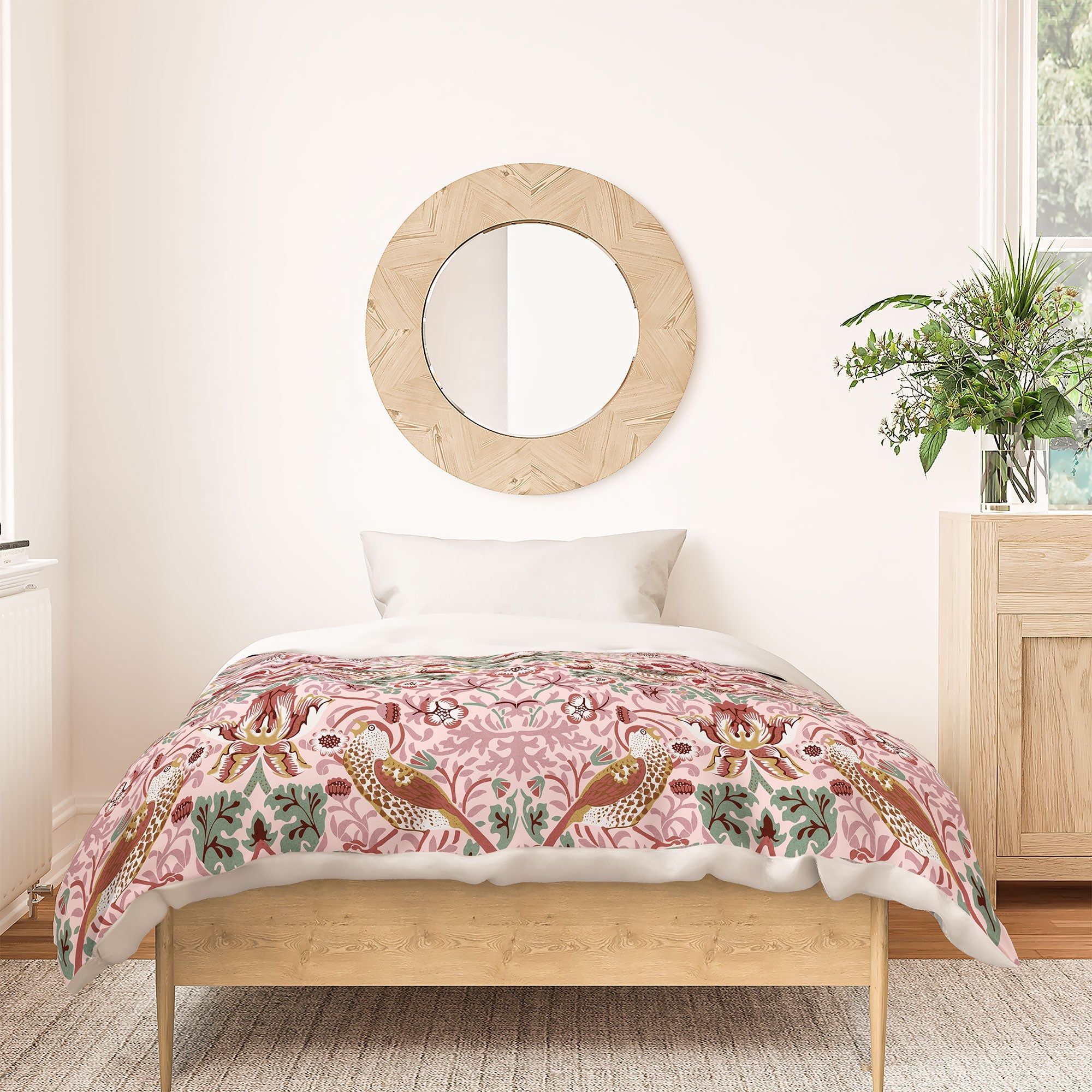 DENY Designs William Morris Strawberry Thief Panel Duvet Cover