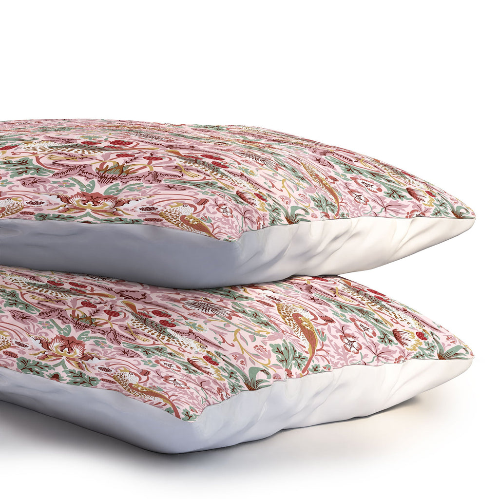 DENY Designs William Morris Strawberry Thief Panel Pillow Shams