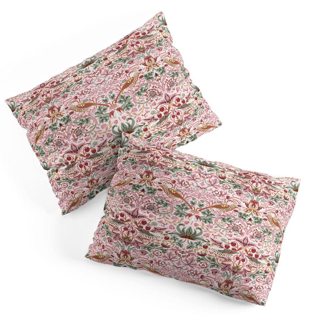 DENY Designs William Morris Strawberry Thief Panel Pillow Shams