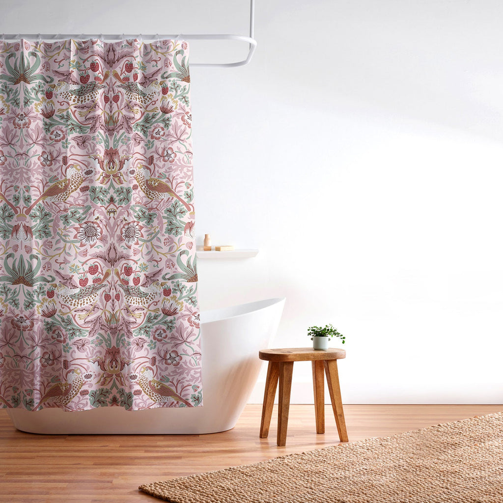 DENY Designs William Morris Strawberry Thief Panel Shower Curtain