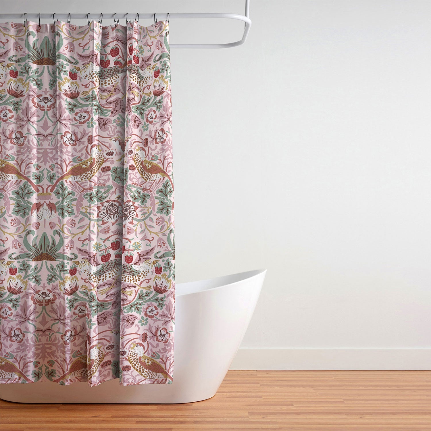 DENY Designs William Morris Strawberry Thief Panel Shower Curtain