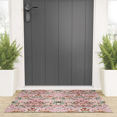 DENY Designs William Morris Strawberry Thief Panel Welcome Mat