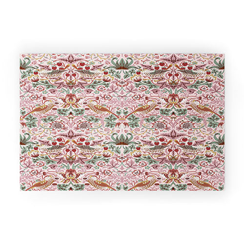 DENY Designs William Morris Strawberry Thief Panel Welcome Mat