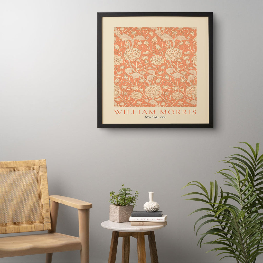 DENY Designs william morris tulip Framed Wall Art