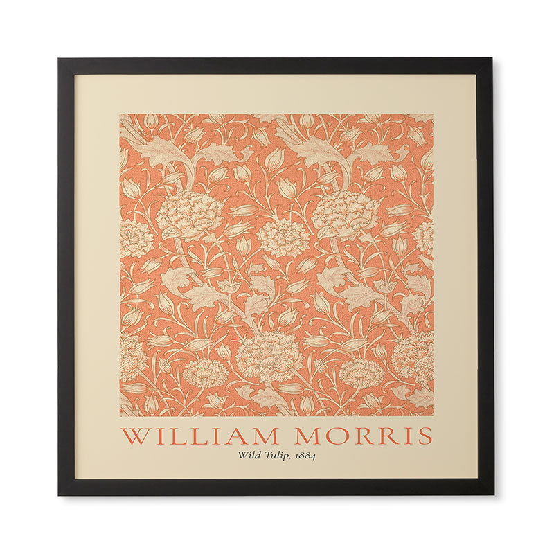 DENY Designs william morris tulip Framed Wall Art