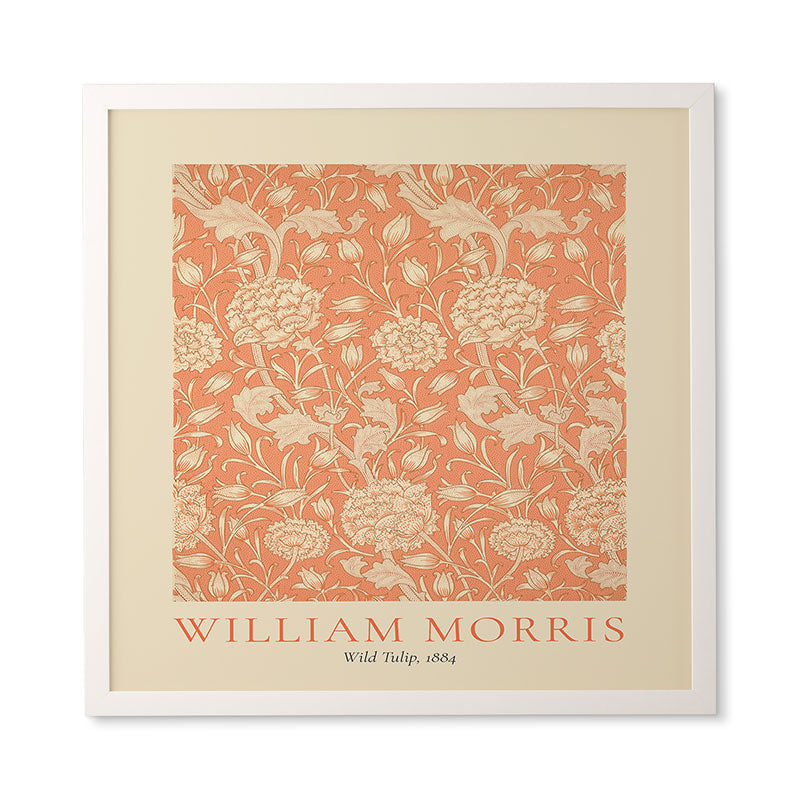 DENY Designs william morris tulip Framed Wall Art