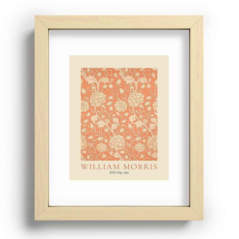 DENY Designs william morris tulip Recessed Framing Rectangle