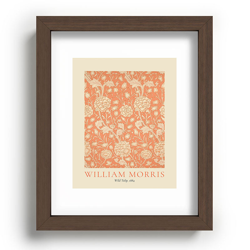 DENY Designs william morris tulip Recessed Framing Rectangle