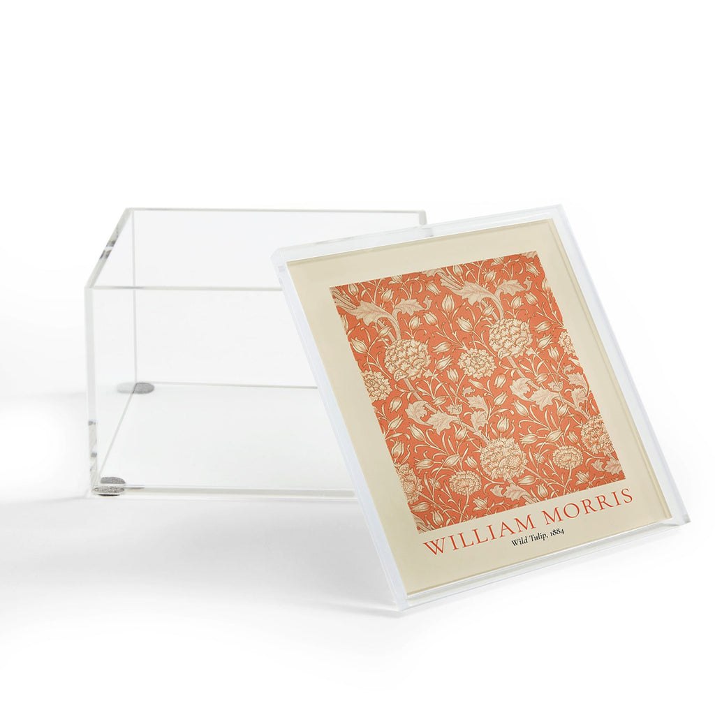 DENY Designs william morris tulip Acrylic Box